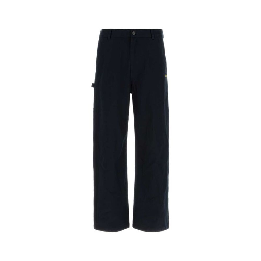 Loewe Men Navy Blue Twill Pant